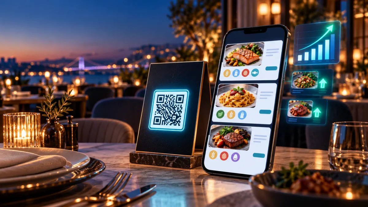 Restoran ve Kafelerde QR Menü ile Alerjen ve Fiyat Bilgisi Yönetimi